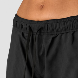 Shorts Deportivos de Cintura Alta para Mujer, Color Sólido, Decoración con Botones, Transpirables, Cintura Elástica, para Damas, Europa y América - Product Image 5