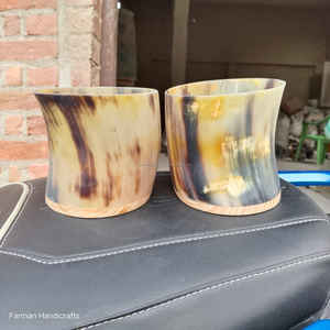 Porte-bougie artisanal en corne de bœuf, grand modèle, décoration rustique pour la maison et les mariages, à prix avantageux - Product Image 5