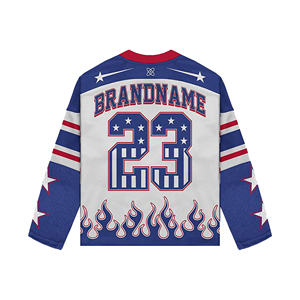 Camisetas de Hockey sobre Hielo Sublimadas con Impresión Personalizada, 100% Poliéster, Secado Rápido, Transpirables, Antibacterianas, CHUJIE-Team Montreal, Venta al Por Mayor - Product Image 1