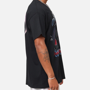 Camisetas de Hombre Itachi Uchiha de Alta Calidad, Personalizadas al por Mayor, Holgadas, con Hombros Caídos, Tejidas, Lavadas, Estilo Urbano - Product Image 5