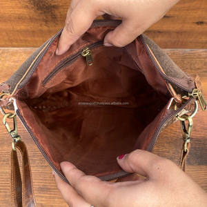 กระเป๋าสะพายคาดลำตัวหนังวัวคุณภาพสูงสำหรับผู้หญิงกระเป๋าสะพายข้างแต่งพู่หนังแท้ความจุขนาดใหญ่ออกแบบได้ตามต้องการ - Product Image 6