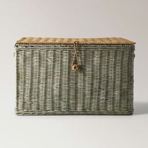 Beautiful Rattan <b>Storage</b> <b>Chest</b> For Nursery Woven Organizer Box Decorative <b>Storage</b> Trunk Ideal For Kids Bedroom Living Room Decor - Product Image 2