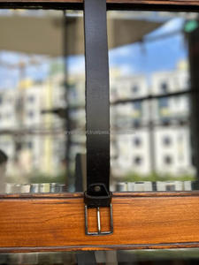 Nuevo elegante e informal hecho a mano de cuero genuino Real cinturón clásico para hombres personalizado grano completo desgastado cinturón de cuero Real para hombres - Product Image 3