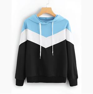 OEM Surpiqûres bloc de couleurs sweat à capuche imprimé coupe ajustée pour hommes pullover de sport jogging sportswear sweat à capuche personnalisé pour hommes sweat-shirt pour hommes - Product Image 4
