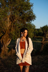 Veste légère en coton à devant ouvert, coupe décontractée, taille unique, style bohème, pièce de superposition confortable - Product Image 4