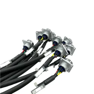 Крепежный разъем для NJC-20-5-RM панели (штекер) к совместимому кабелю, открытый конец, 3000 мм, сборка проводов под ключ