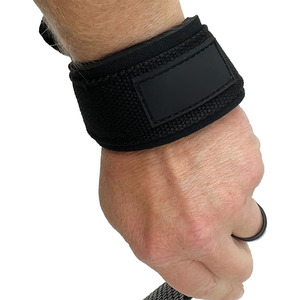 <b>Adjustable</b> Neoprene Non-Slip Wrist Support <b>Straps</b> for Weightlifting Deadlift Pull Training Gym Use (Unisex) - Product Image 4