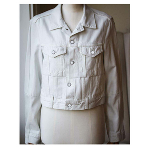 Veste en jean courte pour jeune fille, tendance 2022, vente en gros, veste pour femme - Product Image 6