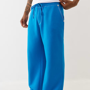 Pantalon de jogging personnalisé avec logo, imprimé, uni, marron, cargo, pour homme, pantalon de survêtement vierge, blanc, en molleton, pour homme - Product Image 4