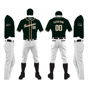 Paquete de Uniformes de Béisbol Personalizados 2025 con Logotipos y Diseños Propios, Uniforme y Ropa de Béisbol, Servicio de Diseño OEM - Product Image 1