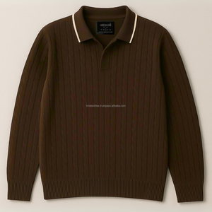 Men's <b>Cable</b> <b>Knit</b> <b>Sweater</b> Casual Long Sleeve Mock Neck Pullover Jumper Slim Fit Winter Warm Breathable Wool/Acrylic - Product Image 1
