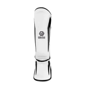 Protège-tibias de boxe en cuir, vente directe usine, service OEM, nouvelle arrivée 2026, protection professionnelle, design léger et réglable - Product Image 5