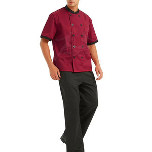 Veste de chef unisexe confortable en tissu doux pour les opérations culinaires intenses - Product Image 6