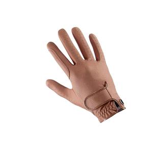 Gants d'équitation en cuir véritable pour hommes, couleur unie, fermeture à boucle et crochet, utilisation en plein air - Product Image 2