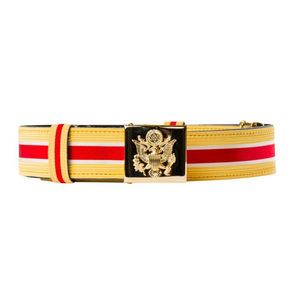 Cinturones Ceremoniales OEM con Tela Tejida Premium, Hebilla Metálica de Alta Calidad, Color y Logotipo Personalizables, Estilo Formal, Longitud Ajustable - Product Image 2