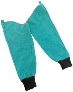 Manchons de soudage en cuir croûte de vachette JNM SAFETY, résistants à la chaleur, pour la construction et la protection industrielle des bras – Vente en gros à prix réduit - Product Image 3