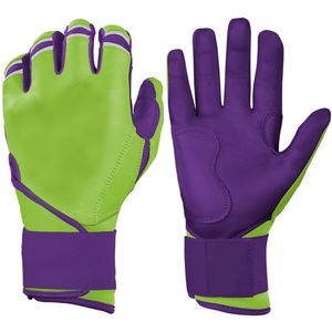 Top Sale Customized Baseball Batting Gloves Stylish Fashionable Design Your Own Logo Reasonable Price Made Leather High Quality - Product Image 2