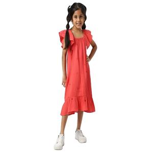 Vestido de lino de diseñador superventas para niñas, calidad Superior, bohemio, vacaciones en la playa, vestido con volantes, bordado de verano, venta al por mayor, precio bajo - Product Image 1