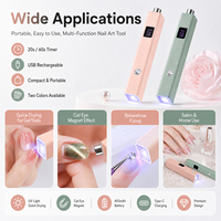 Lampe UV de photothérapie pour ongles Yaqin Mrnail, à piles, petite, portable, à induction automatique, mini, portative