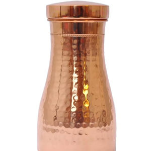 Botella de Agua de Cobre de Lujo Ecológica de Gran Capacidad para el Bienestar en el Hogar, Hidratación y Cuidado Diario - Product Image 1