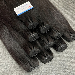 Extensiones de Cabello Liso Natural Vietnamita Súper Doble Trama, 100% Cabello Humano Virgen Sedoso y Liso, Listo para Enviar - Product Image 3