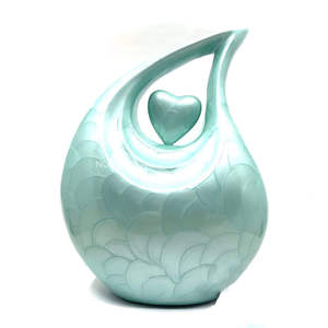 Latest Teardrop Cremation Urn Human <b>Ashes</b> Tabletop Display Adults Memorial <b>Ashes</b> <b>Keepsake</b> Handmade Customizable Uzair UHI-119 - Product Image 5