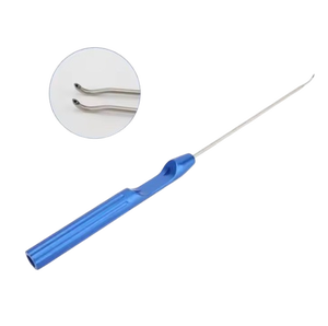 BISONS Instrumento Lasso Manual de Precisión para Artroscopia de Hombro, Certificado CE, Derecho, 45°, 1.0mm DI, Punta de 6.0mm, Acero Inoxidable, Venta al por Mayor - Product Image 2