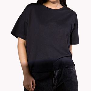 T-shirts surdimensionnés à prix de gros, T-shirts personnalisés à épaules tombantes, T-shirts tendance à col rond, T-shirts à manches courtes OEM pour hommes - Product Image 1