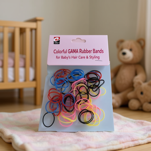Elastici colorati in gomma GOMA per la cura e lo styling dei capelli dei bambini - Product Image 1