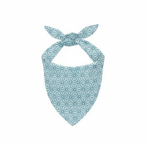 Foulard carré en coton motif vintage Desi Art pour femme – Production textile - Product Image 2