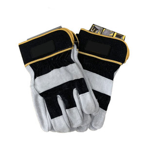 Heavy Duty Work <b>Gloves</b> Cotton <b>Knit</b> Wrist Anti-Slip Abrasion Resistant General Purpose Safety <b>Gloves</b> - Product Image 1