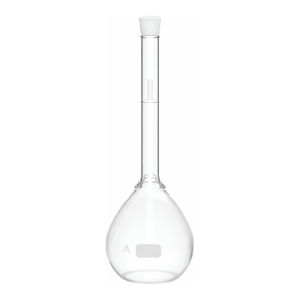 Fiole volumétrique en verre borosilicate PYREX Classe A de 2000 mL avec bouchon pour des mesures de laboratoire précises - Product Image 3