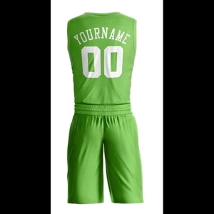 Ensemble d'uniformes de basketball personnalisés, dernière conception, short de couleur unie, tenue d'équipe de performance, vente en gros - Product Image 3