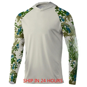 Sudadera con Capucha de Pesca para Hombre, Personalizada al por Mayor, Sublimada, Talla Grande, de Poliéster, Manga Larga, Secado Rápido, Transpirable, UPF 50 UV - Product Image 6