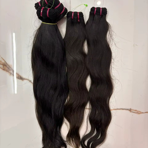 ผมอินเดียแท้แบบเป็นมัดขายส่ง |   ผมเวอร์จินเรมี่ |   ไม่หลุดร่วง ไม่พันกัน |   การสั่งซื้อจำนวนมาก - Product Image 1