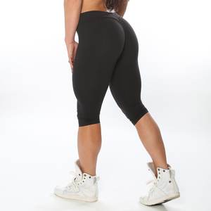 Leggings Deportivos Lisos para Mujer, Talla 3/4, Totalmente Personalizables, Venta al Por Mayor, Compra Directa de Fábrica - Product Image 2