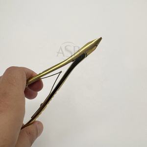 Alicates de presión de microcuentas de calidad superior de 7 pulgadas, herramienta de extensiones de cabello de nariz plana chapada en oro, herramienta de extensión de cabello de grado de salón - Product Image 6