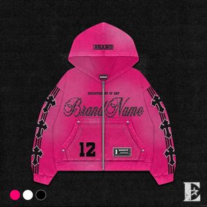 Custom High Quality 100% Cotton Fleece Winter Sportswear Pullover <b>Hoodies</b> for Men Solid Casual Design <b>Lightweight</b> Waterproof - Product Image 5