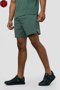 Conjunto de Pantalones Cortos Impermeables y Cortavientos con Bloques de Color, Chaqueta con Capucha Ligera de Secado Rápido para Deportes al Aire Libre, Conjunto de Pantalones Cortos de Nailon - Product Image 4