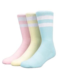 Calcetines largos de alta calidad, calcetines deportivos de baloncesto transpirables de algodón 100% para hombres, calcetines gruesos, bordado, sublimación impresa - Product Image 3