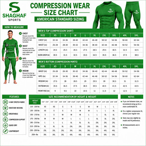 Custom <b>Men</b>’s Compression Shirt & <b>Pants</b> Set | Long Sleeve Compression <b>Base</b> <b>Layer</b> | Athletic Gym Training Sportswear Set - Product Image 6