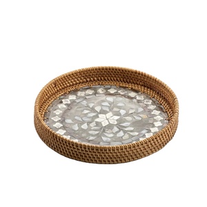 ถาดเสิร์ฟอาหารรูปทรงกลมสำหรับภาชนะใส่อาหารอุปกรณ์ในห้องครัว - Product Image 1