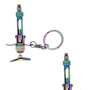 Llaveros de equipo dental para uso comercial, de acero inoxidable color titanio, llaveros de regalo para médicos para promociones - Product Image 4