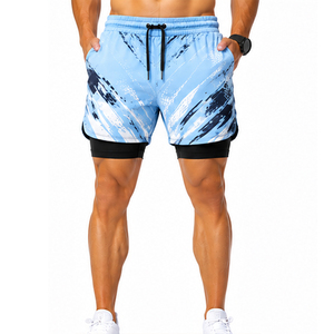 Shorts de bain premium pour hommes avec poches étanches, séchage rapide, tissu extensible léger – Fournisseur personnalisé - Product Image 5