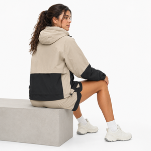Ensemble veste et short streetwear pour femme, doublure en maille, léger, en tissu ripstop, usine de vêtements personnalisés en gros - Product Image 5