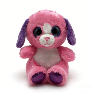 ตุ๊กตาสุนัขสีชมพูตกแต่งห้องนอนเด็กผู้หญิงแบบกำหนดเอง ของขวัญวันเกิดตุ๊กตาสุนัขสีสันสดใส ของเล่นสัตว์เลี้ยงนุ่มนิ่มสำหรับเด็กวัยหัดเดิน - Product Image 4