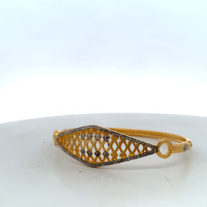 Pulsera de Oro Amarillo de 22K con Sello BIS para Mujer - Pulsera de Filigrana con Entrelazado AU916 Hecha a Mano - Product Image 5