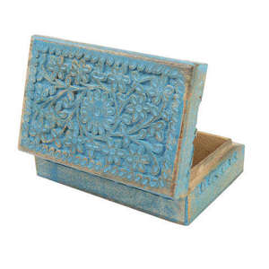 Caja de Madera Tallada a Mano, Caja de Madera Maciza de Mango, Caja de Joyería de Madera para Regalos, Venta al por Mayor de Fábrica al Mejor Precio, Caja de Regalo de Madera - Product Image 3