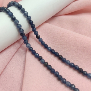 Perles rondes en pierre Zed Cut de 4 mm, perles rondes en vrac pour la fabrication de bijoux DIY, bracelets, colliers, boucles d'oreilles - Product Image 5