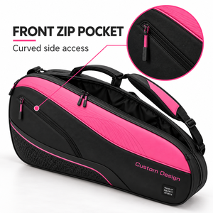 Bolsa Deportiva Personalizada Rexfit para Raqueta de Squash con Compartimento para Equipo Deportivo, Cierre Resistente al Agua - Product Image 5